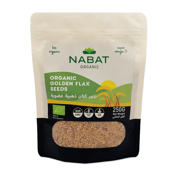 Nabat Organic Golden Flax Seeds