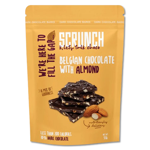 SCRUNCH Belgian Chocolate Barks
