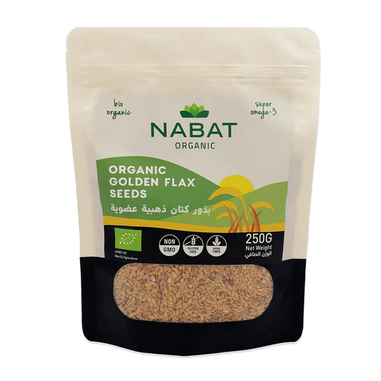 Nabat Organic Golden Flax Seeds