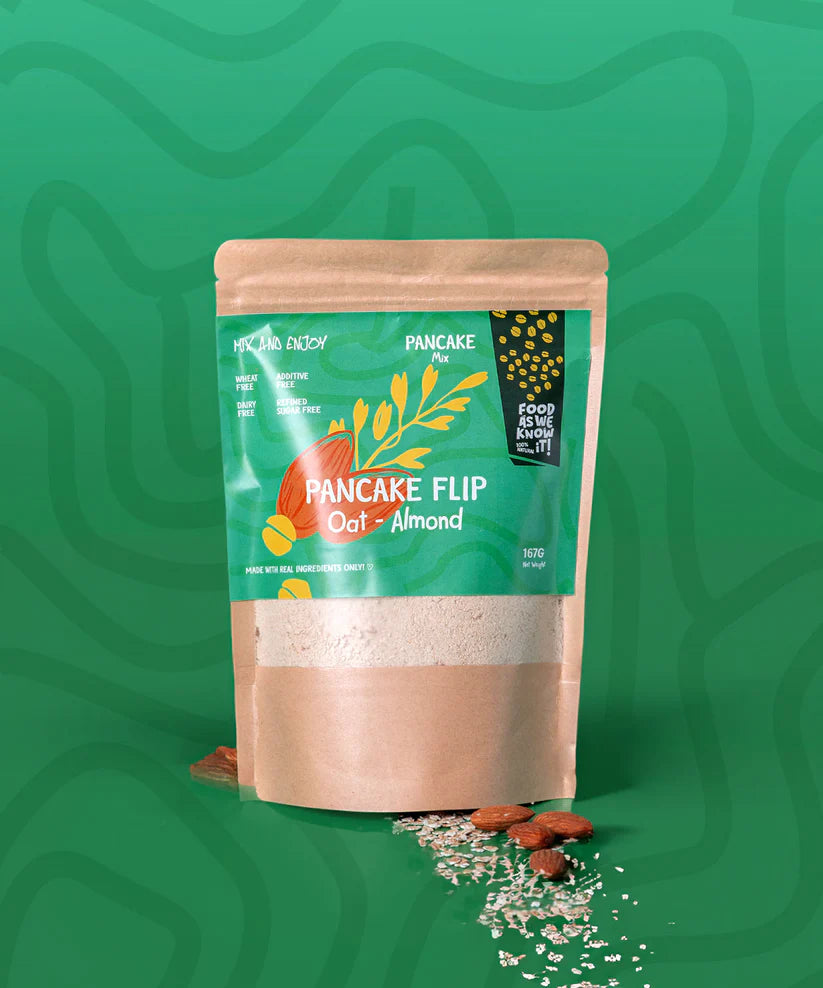 Food As We Know It Oat and Almond Pancake Mix